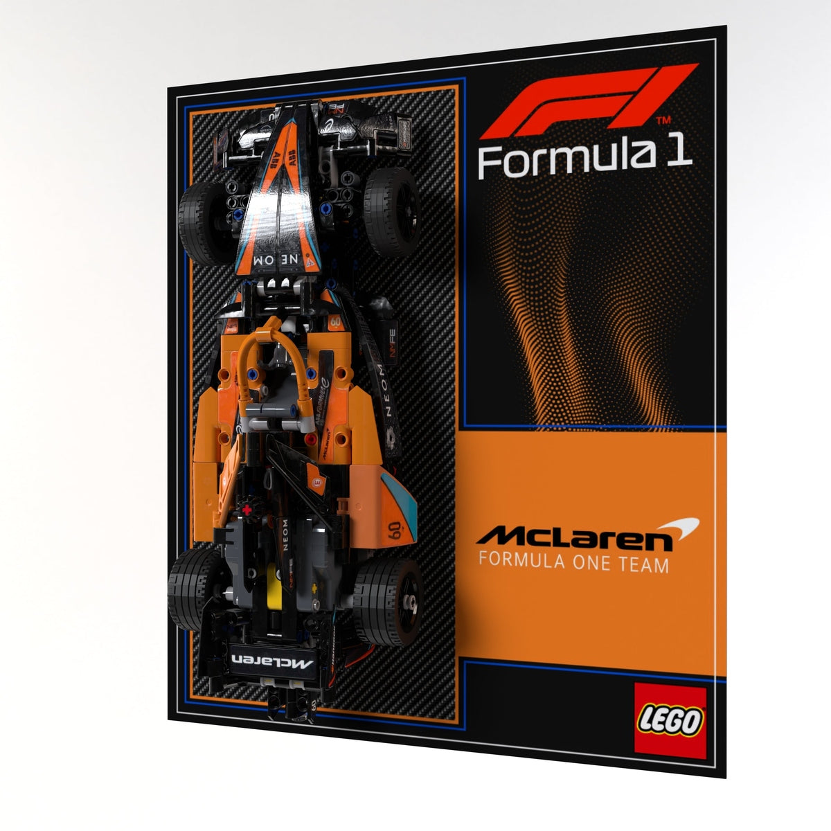 Wall Display Panel For LEGO® Technic NEOM McLaren Formula E Race Car 42169