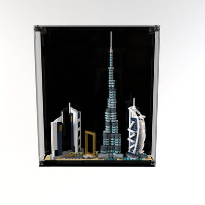 Wall Mounted Display Case For LEGO® Architecture Dubai 21052