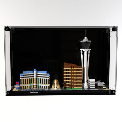 Wall Mounted Display Case For LEGO® Architecture Las Vegas 21047