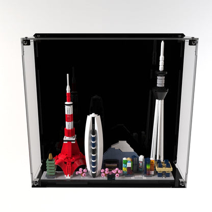 Wall Mounted Display Case For LEGO® Architecture Tokyo 21051